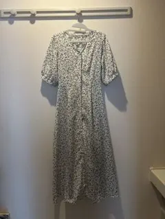 【Honeys】【Sサイズ】花柄 ロングワンピース