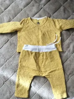 プチバトー　セットアップ イエロー6ｍ