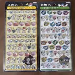 PEANUTS スヌーピー BONBON DROP mini シール 2セット