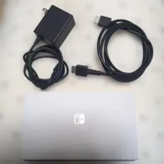 【純正】Nintendo Switch 有機ELモデル ドックセット ホワイト