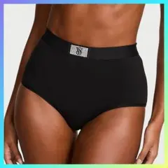 Victoria's Secret　ロゴ キラキラ　ショーツ ブラック Mのサムネイル