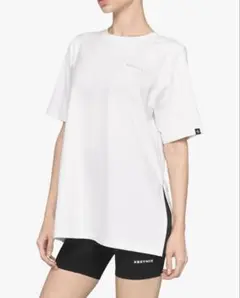 XEXYMIX ヨガウェア 半袖Tシャツ オーバーフィット ホワイト
