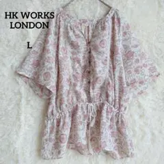 【美品】HK WORKS LONDON ブラウス　半袖　L　しまむらのサムネイル