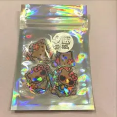 日焼けキティ☆フレークシール、ホログラム加工②