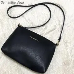 Samantha Vega ショルダーバッグ レザー ブラック