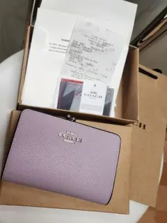 COACH ラベンダー 二つ折り財布