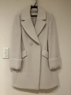 （クリーニング済・美品）JILL STUART アイボリーコート