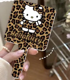 未開封】ハローキティ 豹柄キティ平成車ビックバックミラー当時物