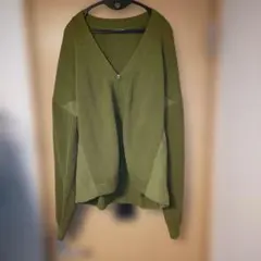 カーディガン グリーン