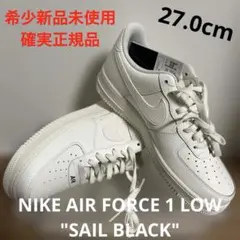 NIKE AIR FORCE 1 LOW "SAIL BLACK" ②