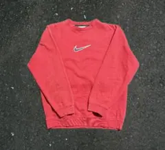 90s nike スウェット レッド 銀タグ