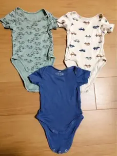 H&M 2-4M　肌着　３枚セット　半袖　中古