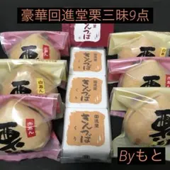 月曜日発送豪華!![岩谷堂羊羹の回進堂]l栗もなか6個✖︎栗きんつば3個 和菓子のサムネイル
