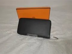 新品未使用 HERMES アザップロング シルクイン 長財布 ヴォーエプソン 黒のサムネイル