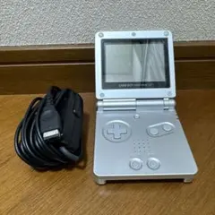 GBA SP シルバー AGS-001 本体 + 充電器付き（動作確認済)