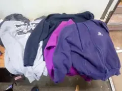 ECKOなどビンテージパーカー　XLサイズ　5点