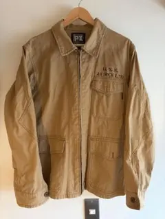 AVIREX ミリタリージャケット L ベージュ