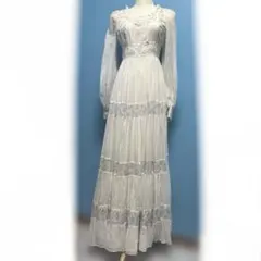GUNNE SAX マキシ丈ワンピース - メルカリ