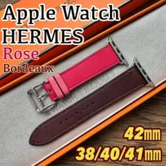 2406 Apple Watch エルメス　ローズ　ボルドー　HERMES