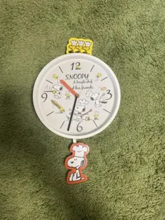 CITIZEN　スヌーピー振り子時計　昭和レトロ 当時物 CITIZEN シチズン スヌーピー 振り子時計 レトロ