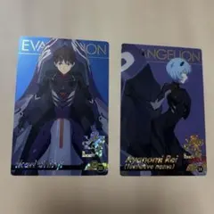 エヴァンゲリオン ウエハース カード 綾波レイ　碇シンジ