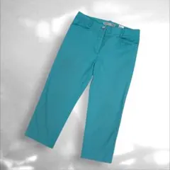 LEONARDレオナールスポーツ　カジュアルパンツ　ターコイズ人気　40（B2のサムネイル