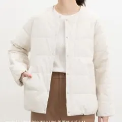 ❤︎Honeys シネマクラブ【非フッ素撥水加工】ノーカラーライトブルゾン