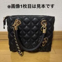 【新品】RANDA (ランダ) 2WAY キルティングショルダーバッグ　ブラック