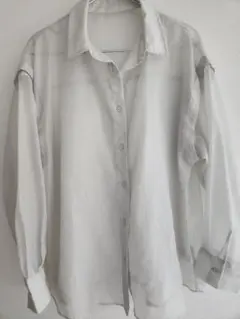 シースルー 長袖シャツ