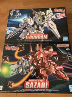 バンダイ HGUC RX-93 νガンダム サザビー 未組立品 2体セット - メルカリ