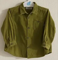 【bebe 】長袖コーデュロイシャツ 95cm