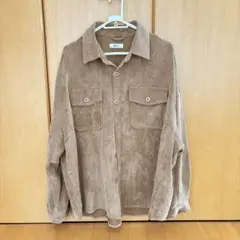 WEGO コーデュロイシャツ オーバーシャツ