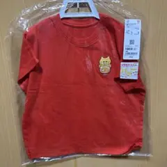 UNIQLO ノラネコぐんだん Tシャツ 100cm レッドのサムネイル