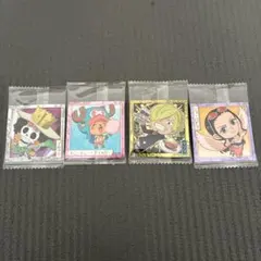 ワンピース ウエハース シール 14弾　4枚セット　麦わらの一味