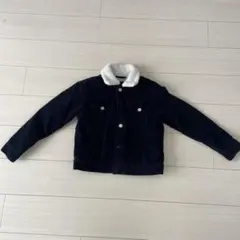 GAP 黒　デニムジャケット　ボア付き