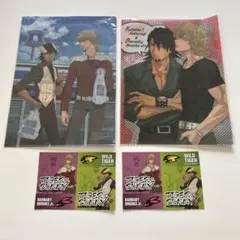 TIGER&BUNNY タイバニ　虎徹 バーナビー　クリアファイル&シール