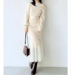 RESEXXY チュールマーメイドセットニットワンピース