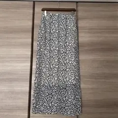 JEANASIS ヒョウ柄ロングスカート