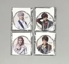 刀ミュ　祝玖寿　乱舞音曲祭　缶バッジ　鶴丸　村雲　肥前　陸奥守