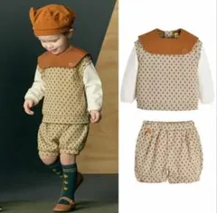 moimoln オーツ5分丈 セットアップ 80