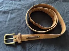 POLO RALPH LAUREN◆ブラウンレザーベルト◆ヴィンテージ