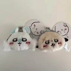 ちいかわ がま口 財布 ポーチ マスコット キーホルダー モモンガ ラッコ