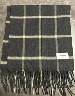 SHIPS カシミヤ チェックマフラー