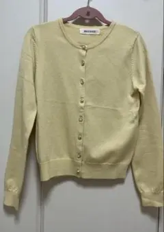 MISCH MASCH 長袖 カーディガン イエロー Sのサムネイル