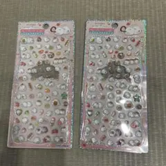 【正規品】カミオジャパン 　ジュエルプチドロップ 　シマエナガ　シール2枚セット