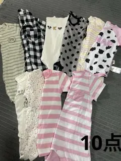 ベビーロンパース 10点まとめ売り 60〜70