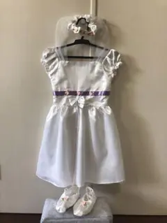 プリンセス　ドレス　子供用ドレス なりきりドレス　ウエディングドレス　仮装のサムネイル