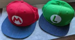 マリオとルイージのキャップ2個セット　USJ　ユニバーサルスタジオジャパン