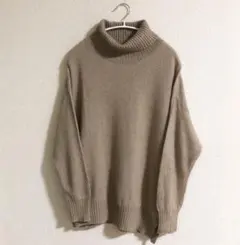 ロペピクニックROPEPICNIC ラクーン混タートルネックニット 40