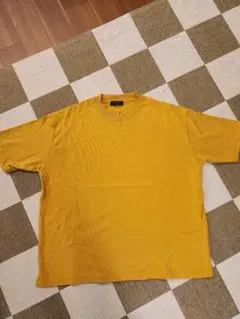 マスタードイエロー　ヘビーウェイト　Tシャツ　Lサイズ